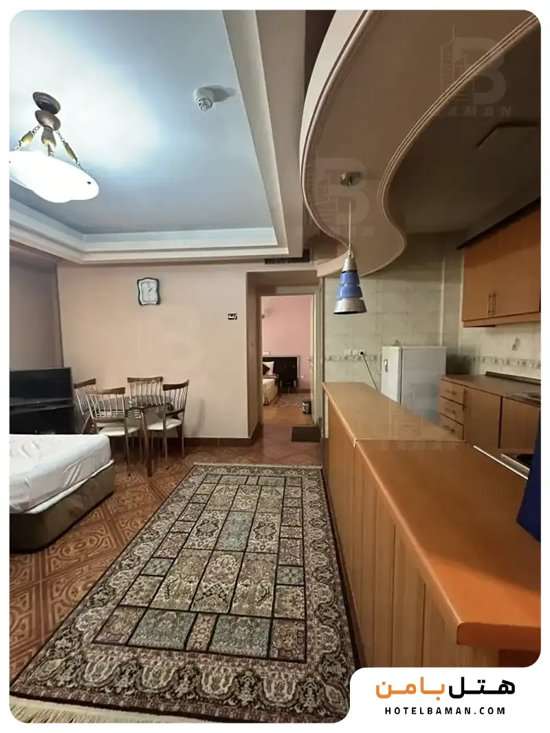 آپارتمان یک خوابه پنج تخته (اقامت با صبحانه)